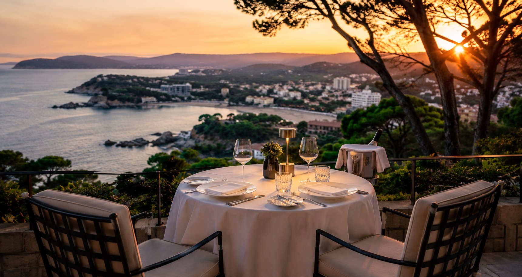 Restaurant with sea views